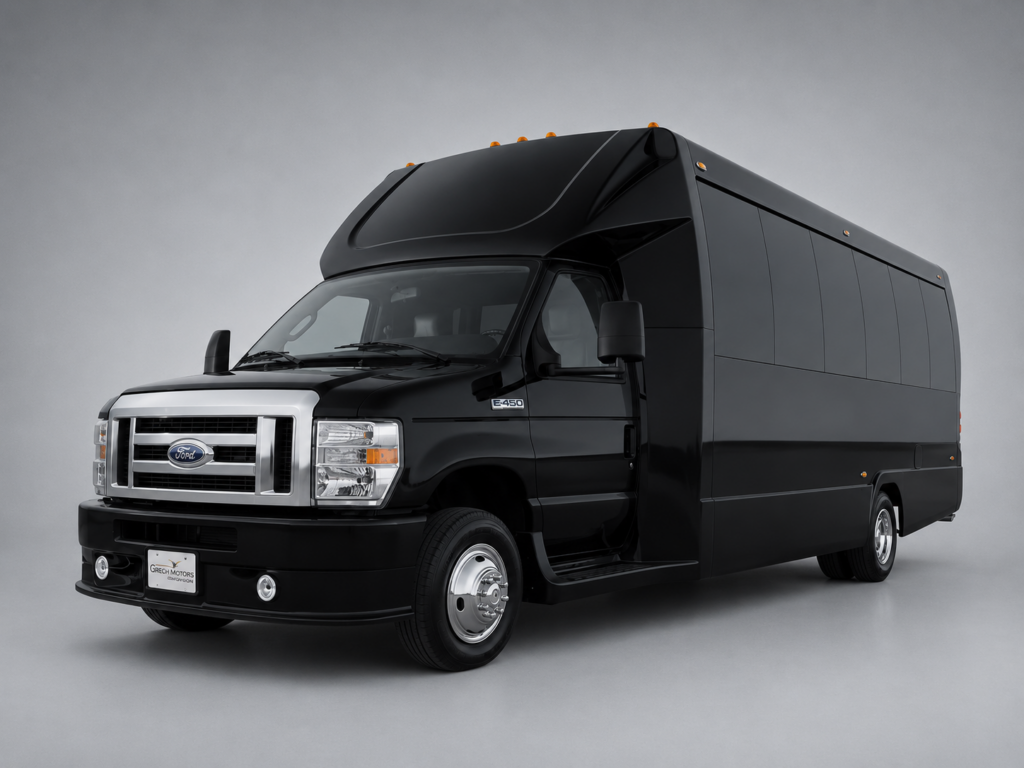 Black Car Premium Executive Mini Coach for large group transportation
